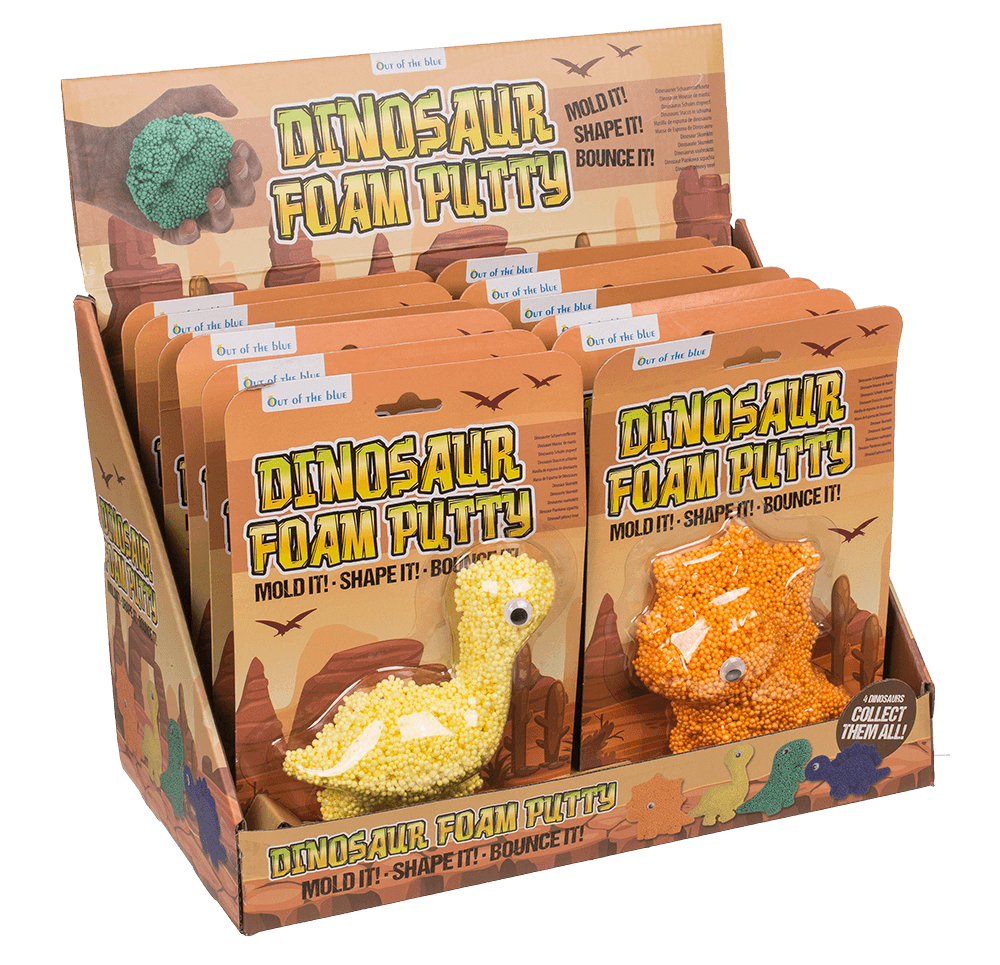 Foam Putty, Dinosaur, approx. 6g,