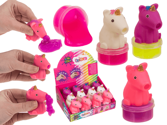 Slime Sucker, Unicorn, approx. 8 x 4 cm,