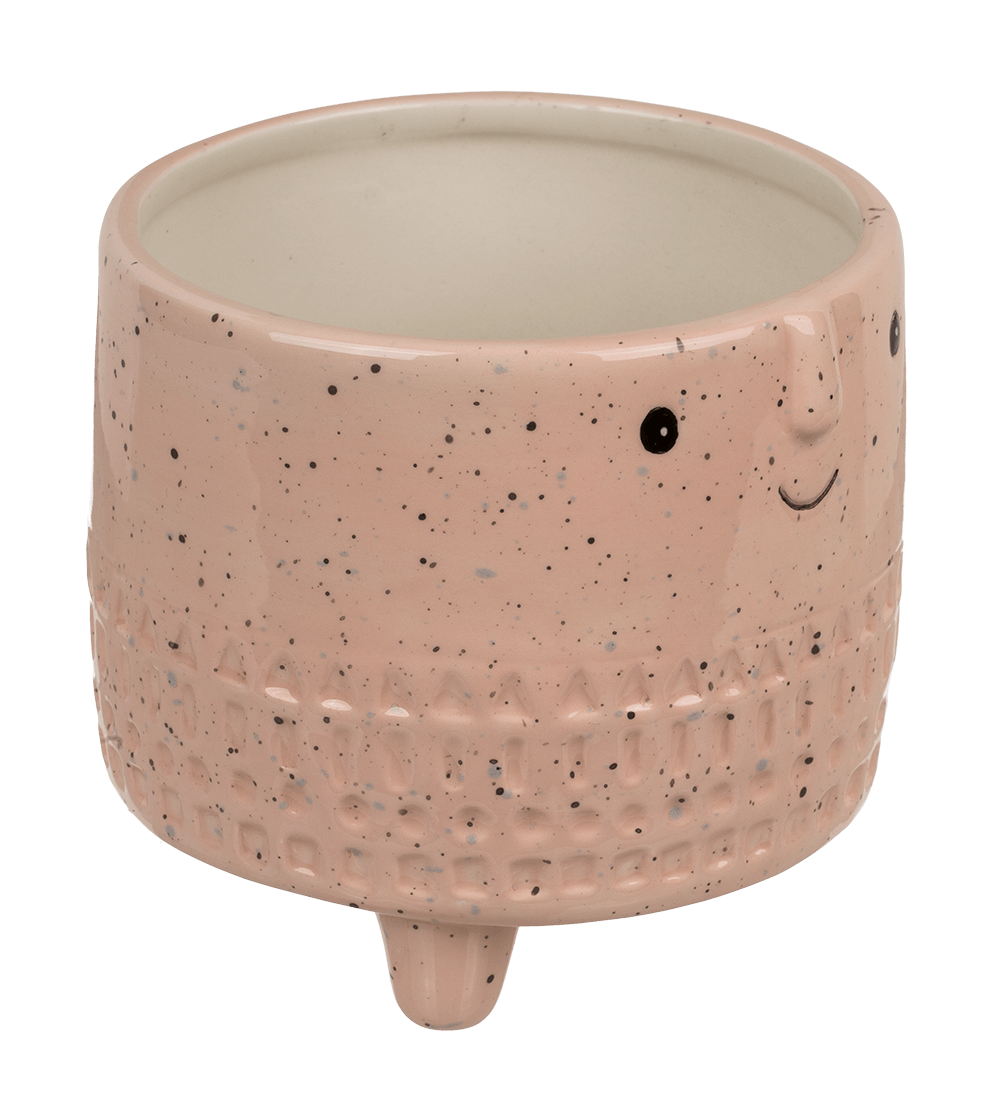 Decoration pot, face,