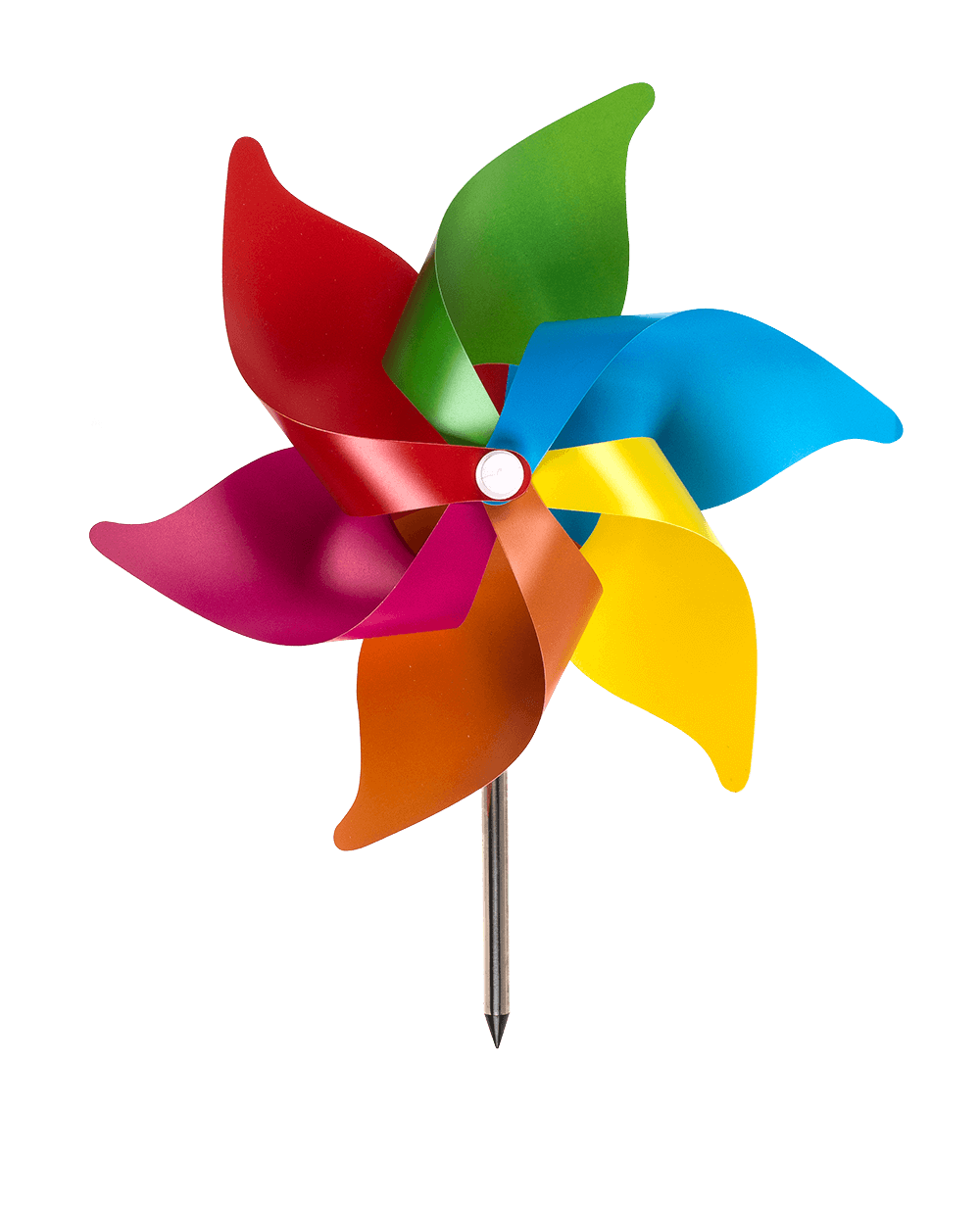 Multicoloured windmilll ca. 27 cm,