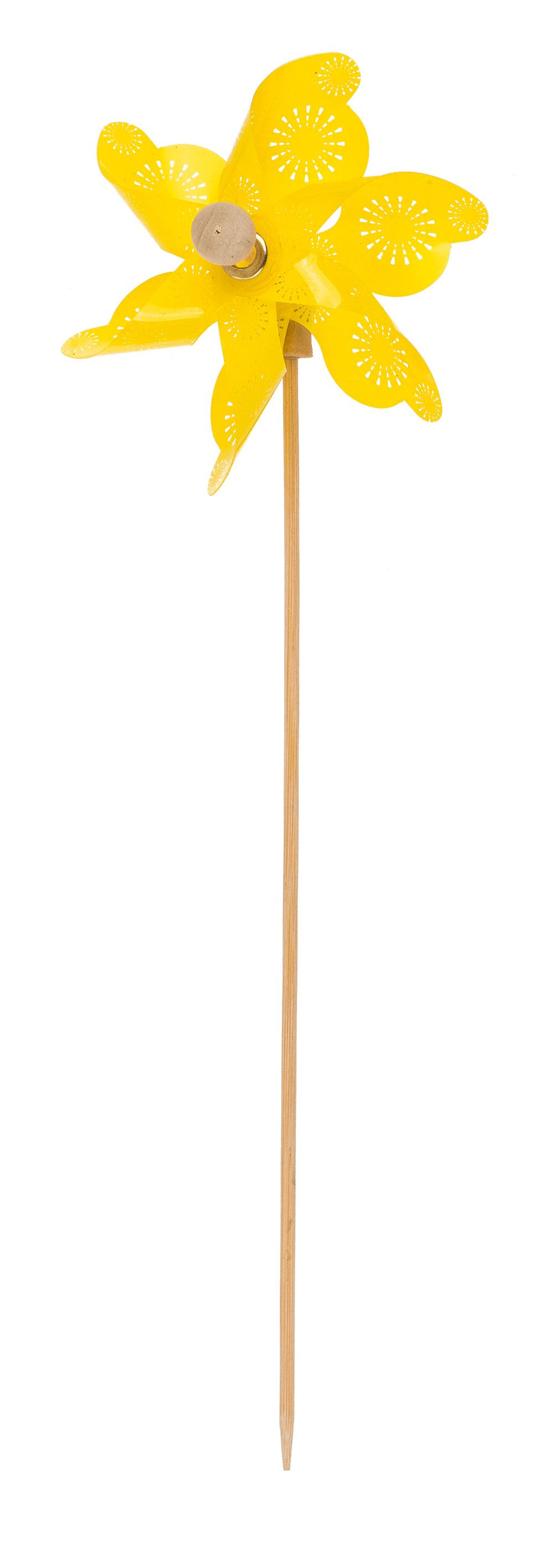 Coloured windmill with stamped samples,