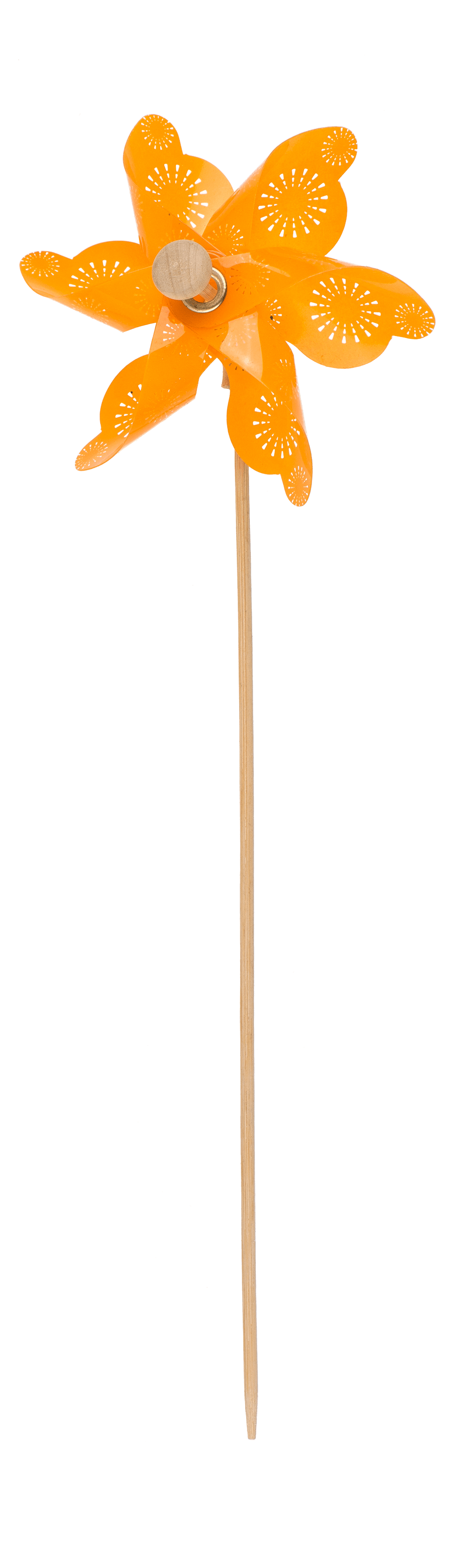 Coloured windmill with stamped samples,