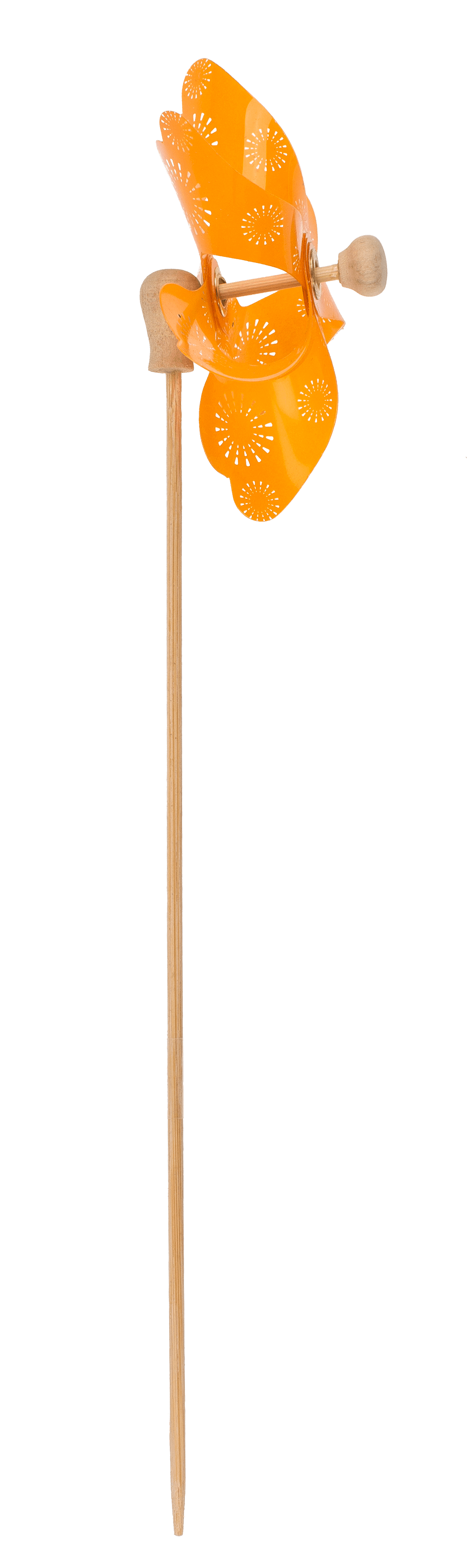 Coloured windmill with stamped samples,