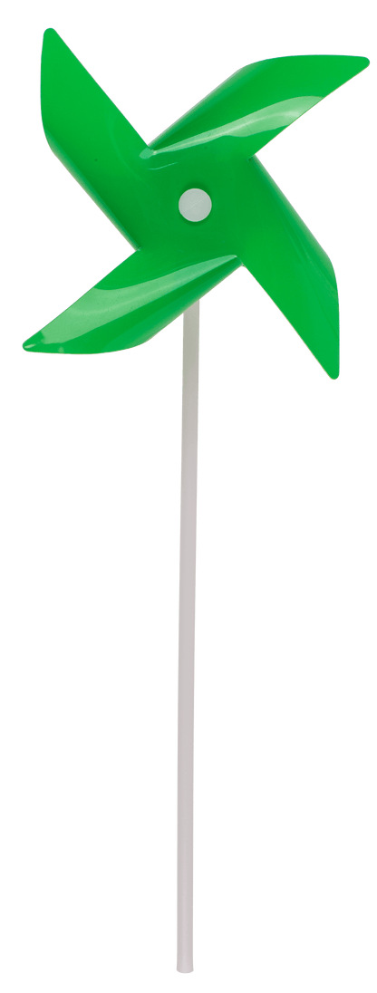 Coloured windmill with 3 LED, colour changing,