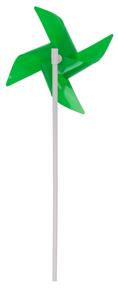 Coloured windmill with 3 LED, colour changing,