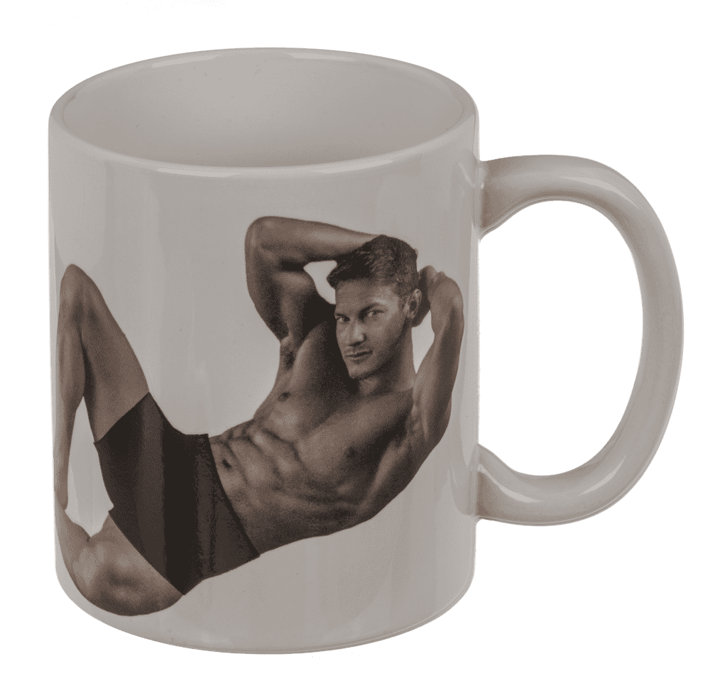 Mug, Stripper Boy, naked, with thermal effect,