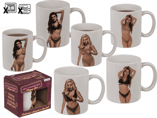 Mug, Stripper Girl, naked, with thermal effect,