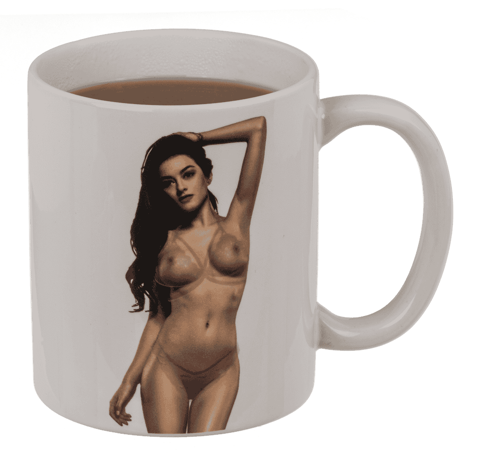Mug, Stripper Girl, naked, with thermal effect,