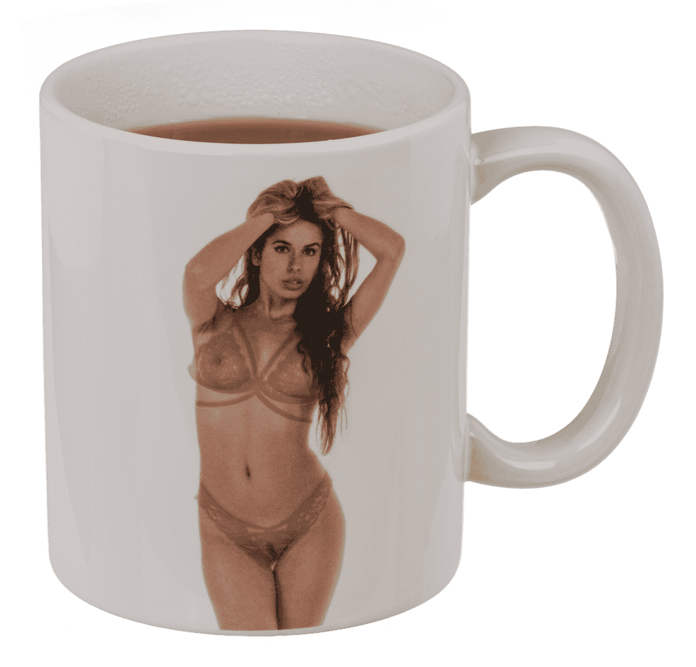 Mug, Stripper Girl, naked, with thermal effect,