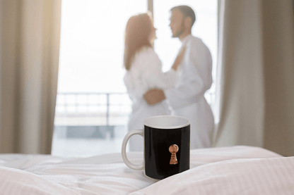 Stoneware Mug, Stripper Boy, with thermal effect,