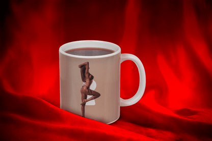 Stoneware Mug, Stripper Girl,