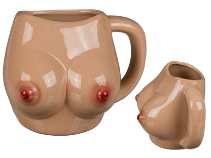 Ceramic mug, Boobs,