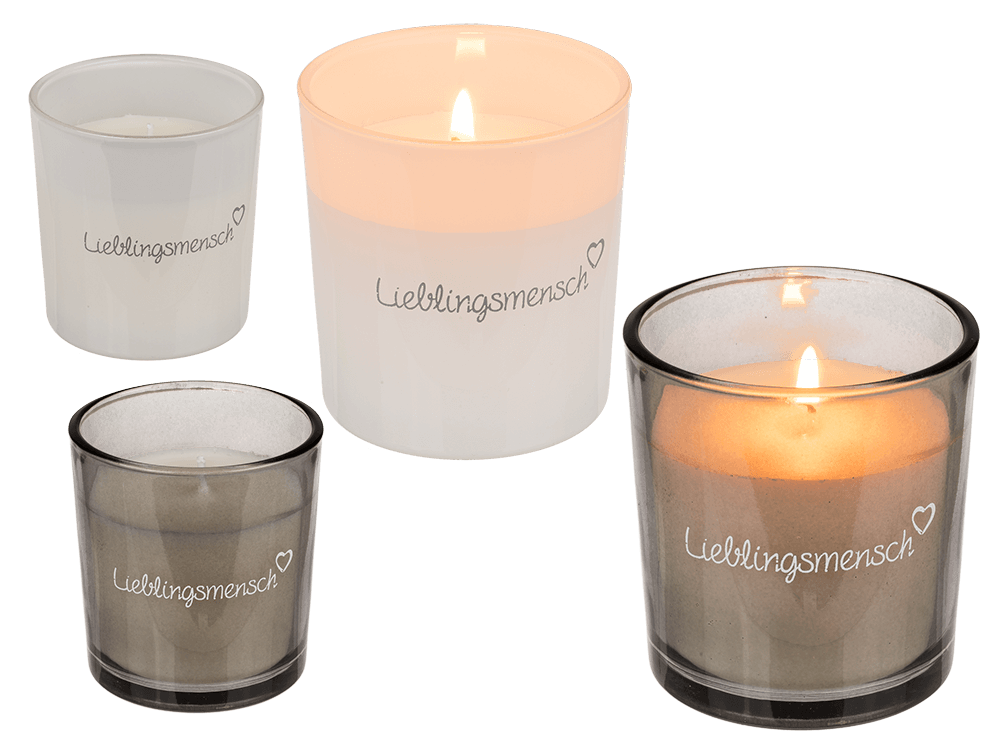 Candle in glass, Lieblingsmensch,