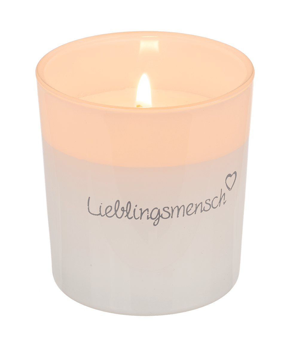 Candle in glass, Lieblingsmensch,
