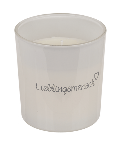 Candle in glass, Lieblingsmensch,
