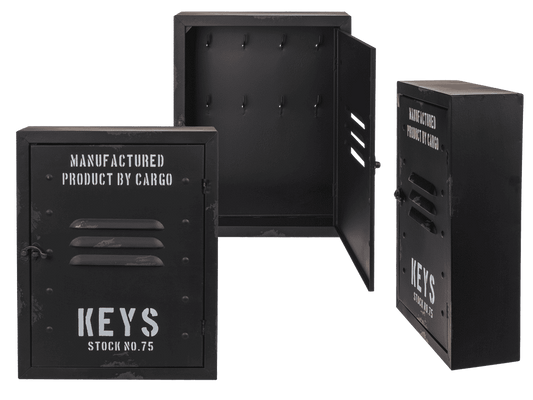 Metal key box, Keys,