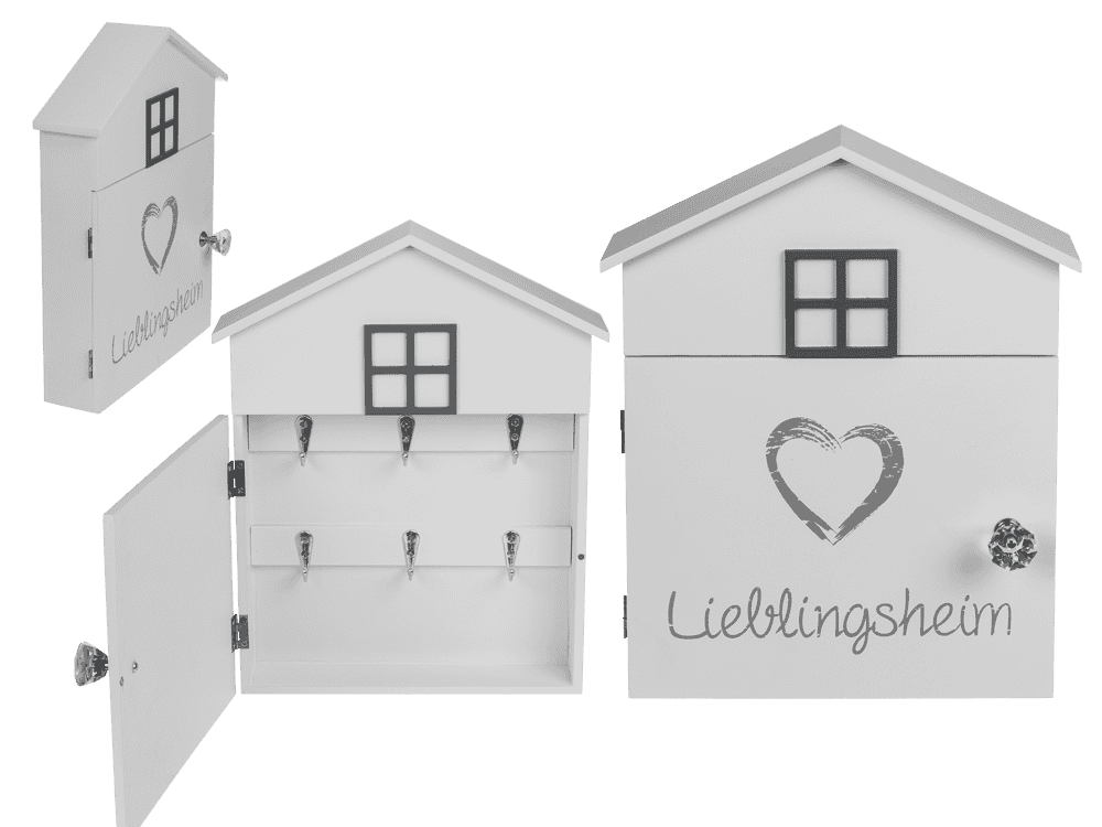 White key holder box, Lieblingsheim,