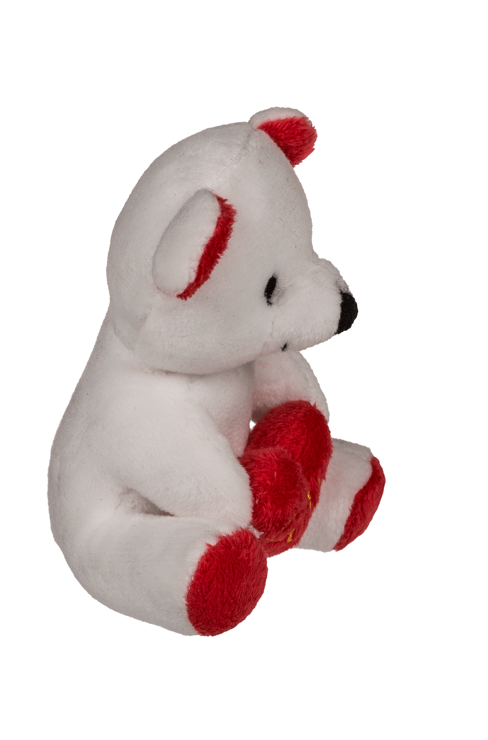 White mug, with little hearts,