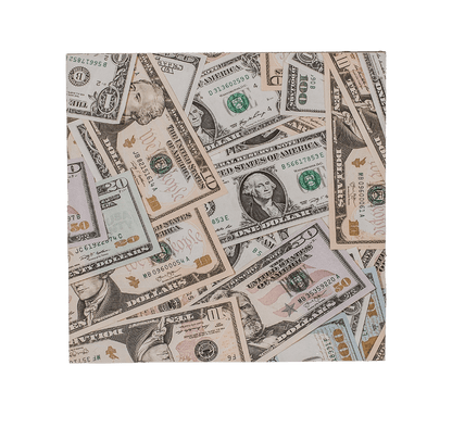 White wooden savings box, Travel Fund,