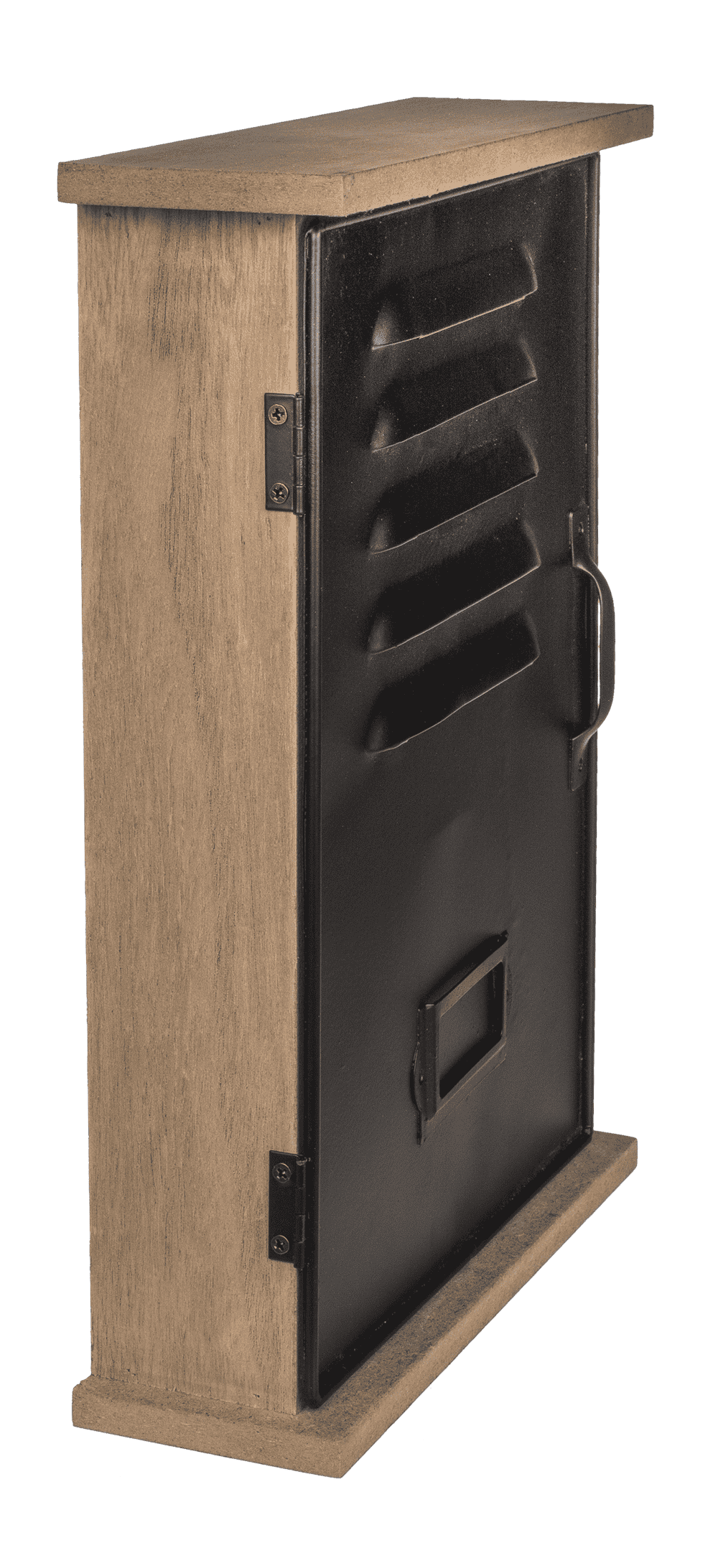 Wooden/metal-key box,