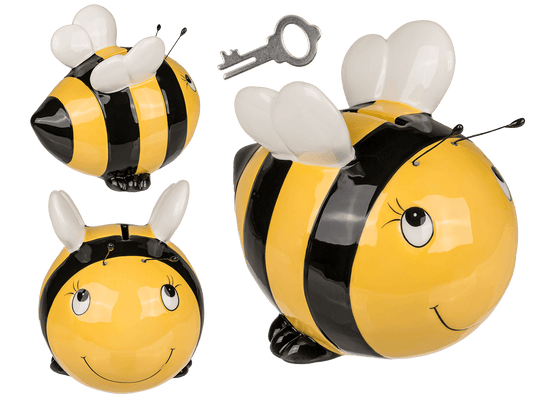 Money bank, bee,