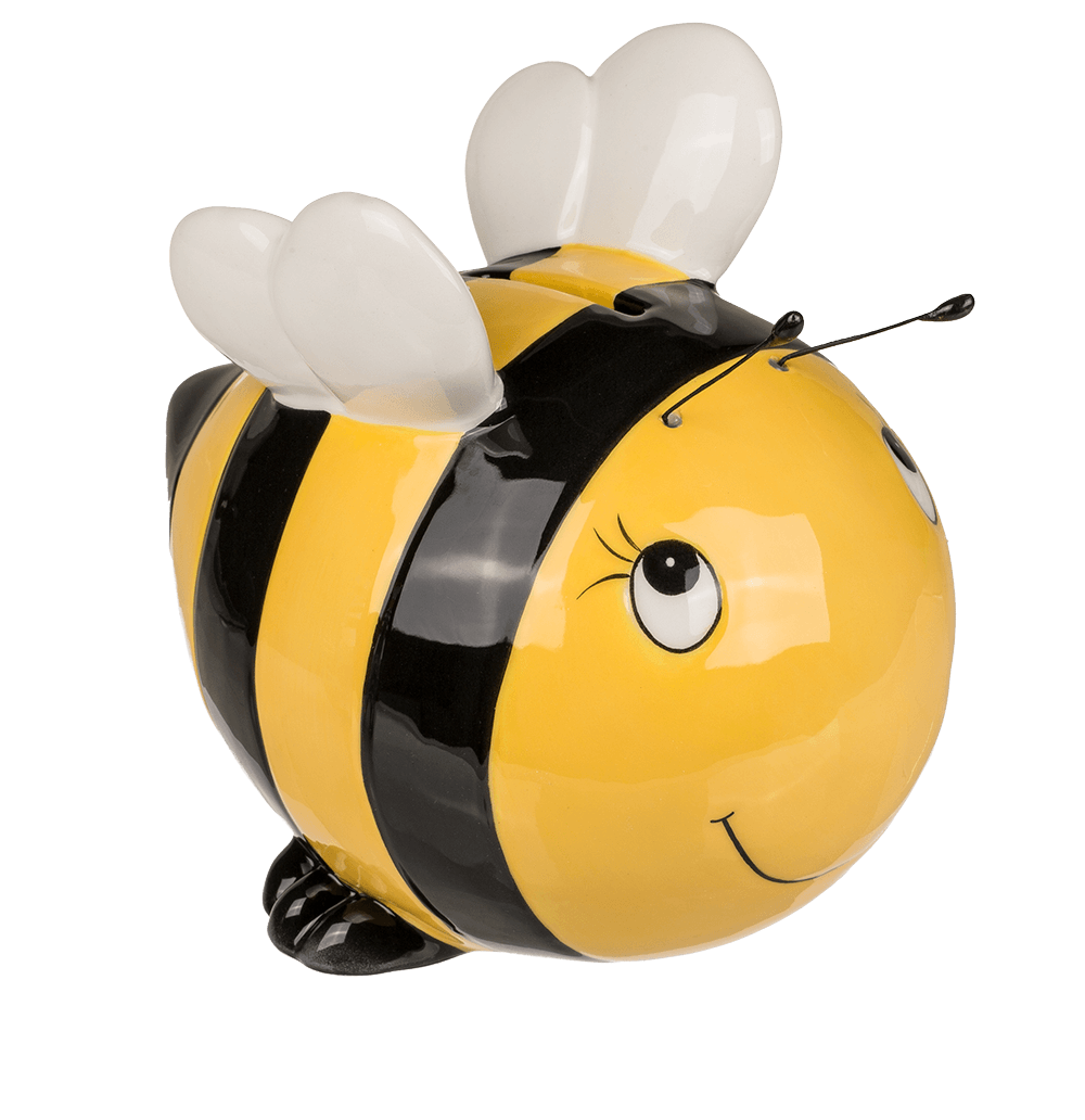 Money bank, bee,