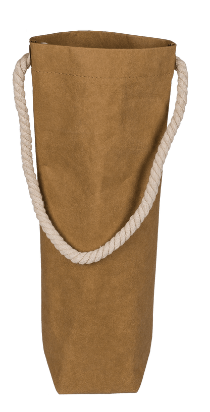 Craft paper bottle holder,