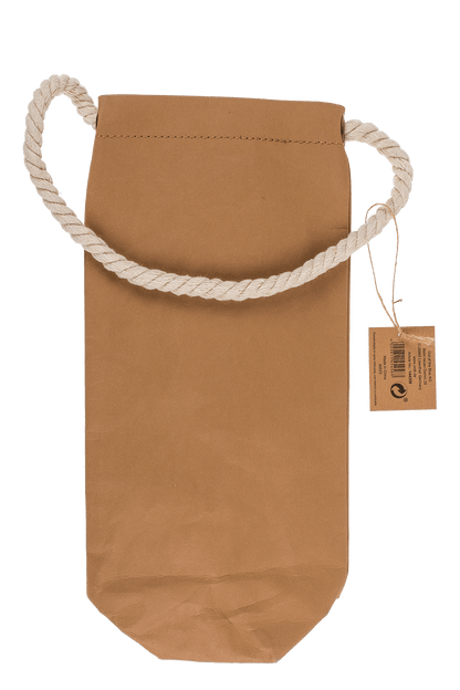 Craft paper bottle holder,