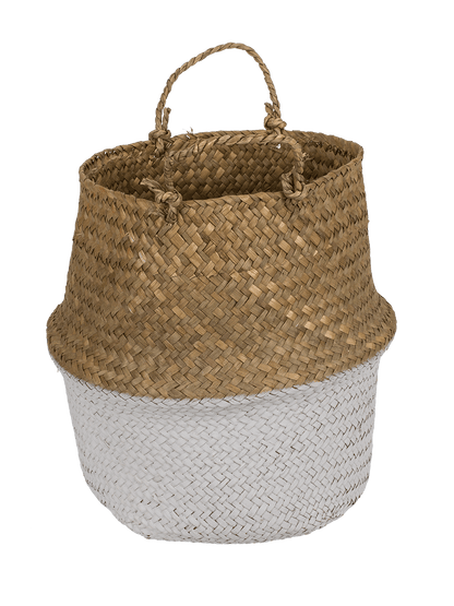 Belly basket made of seagrass,