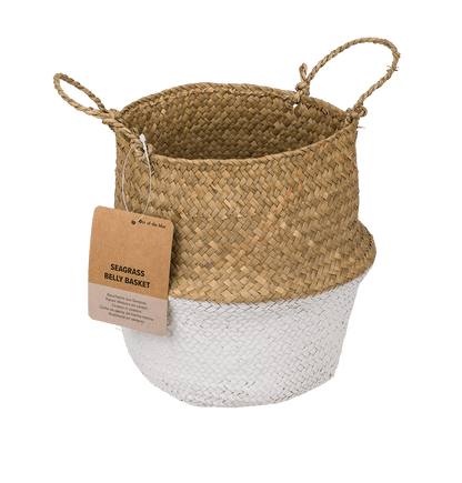Belly basket made of seagrass,