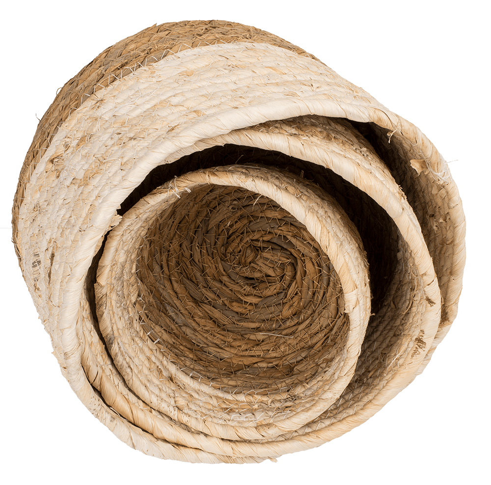 Seagrass basket, Set of 3,