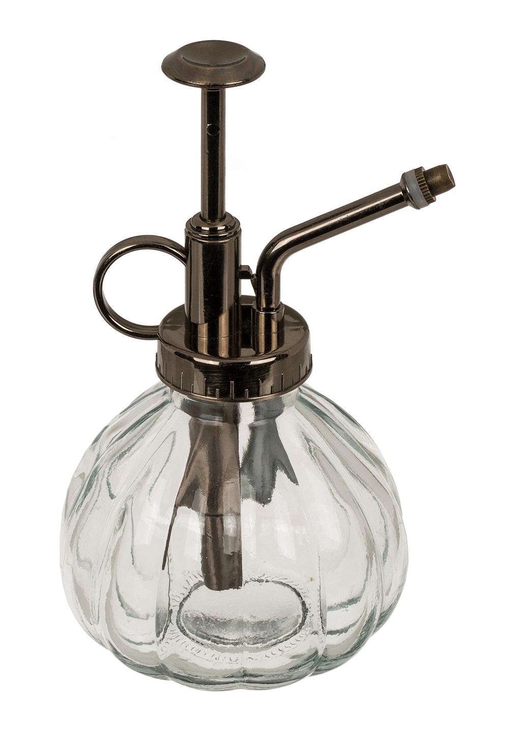 Anthracite coloured glass plant mister,