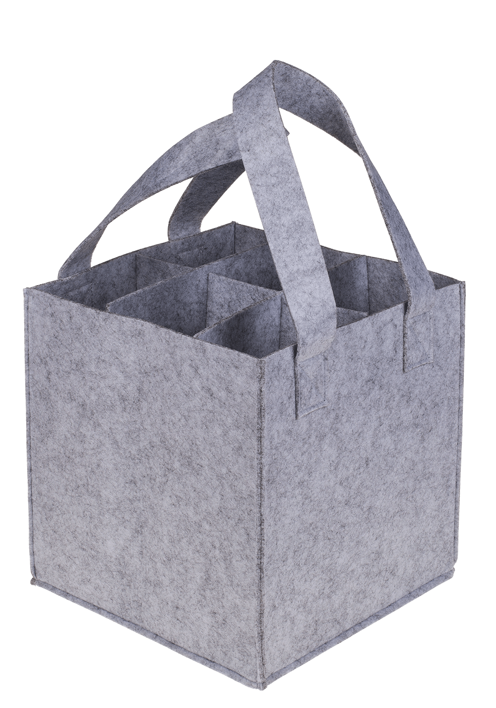 Felt bottle bag for 6 bottles,