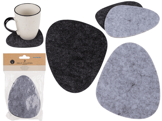 Felt coaster, Pebblestone,