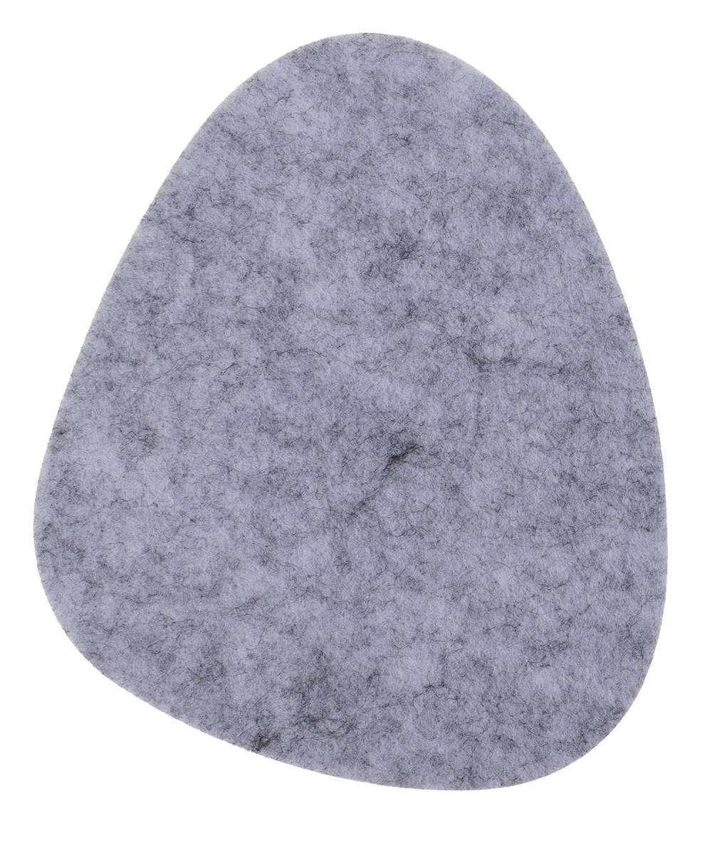 Felt coaster, Pebblestone,