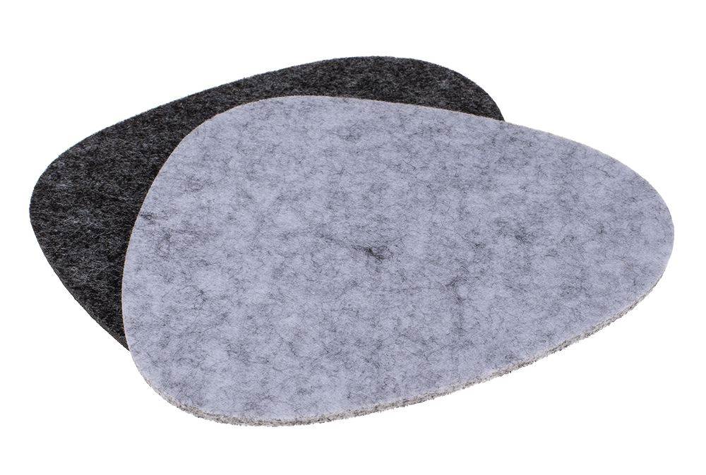 Felt coaster, Pebblestone,