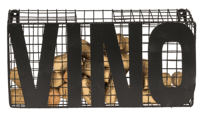 Metal cork collector, Vino,