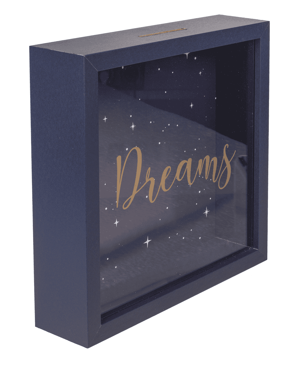 Wooden saving box, Dreams,