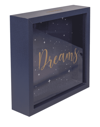 Wooden saving box, Dreams,
