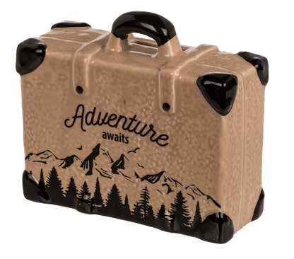Saving bank suitcase, Travel,