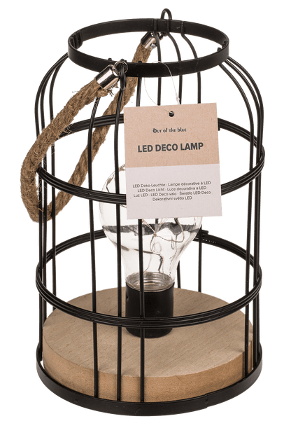 Black metal decoration lamp with 10 LED,