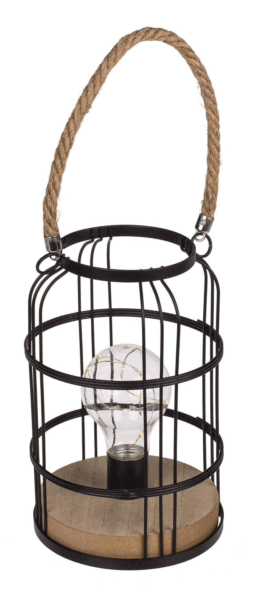 Black metal decoration lamp with 10 LED,