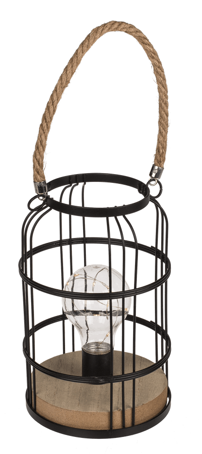 Black metal decoration lamp with 10 LED,