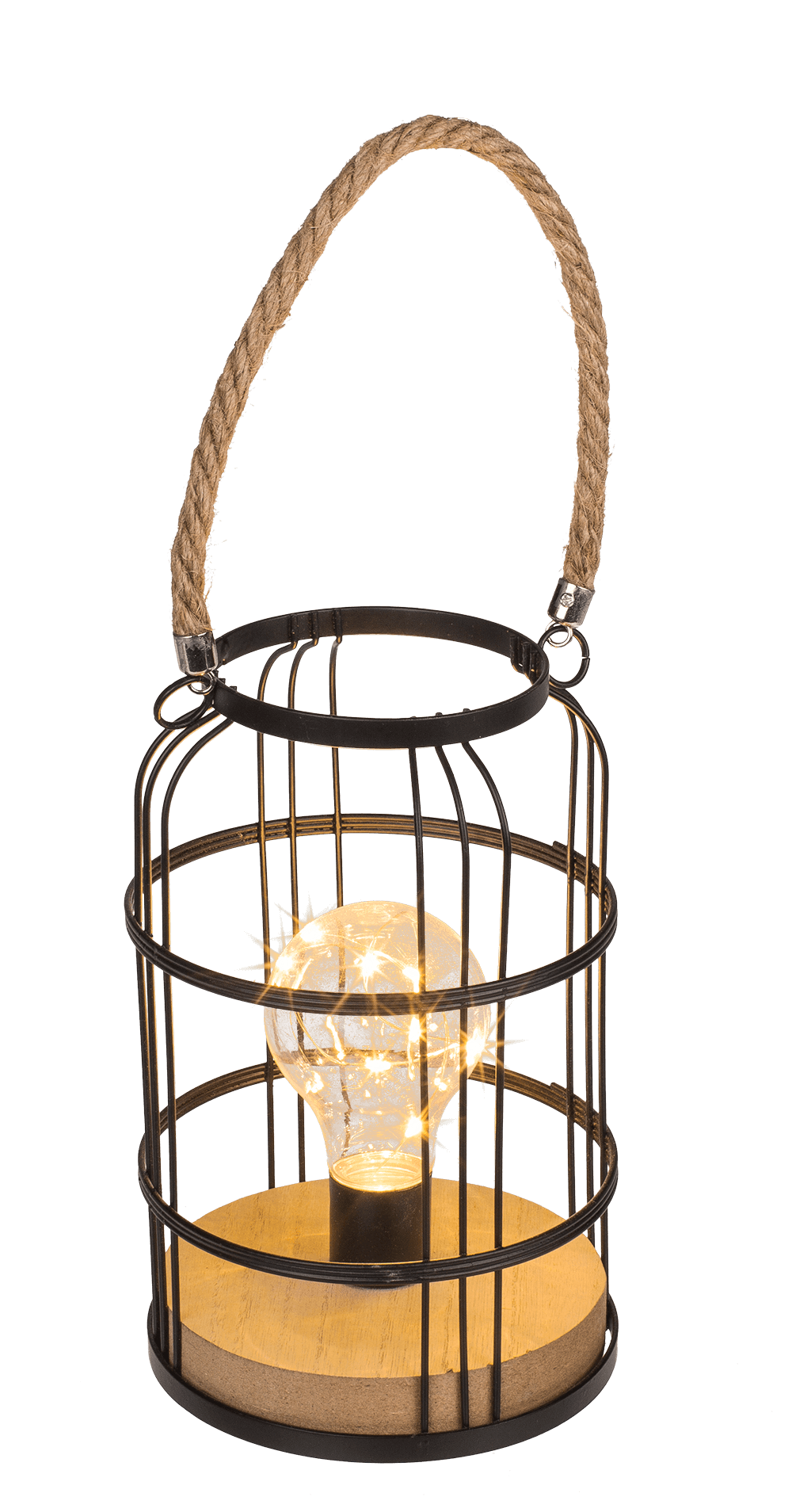 Black metal decoration lamp with 10 LED,