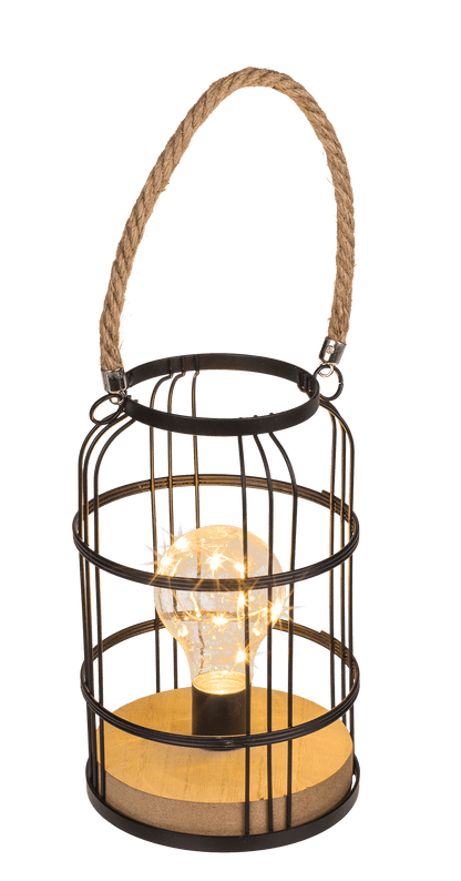 Black metal decoration lamp with 10 LED,