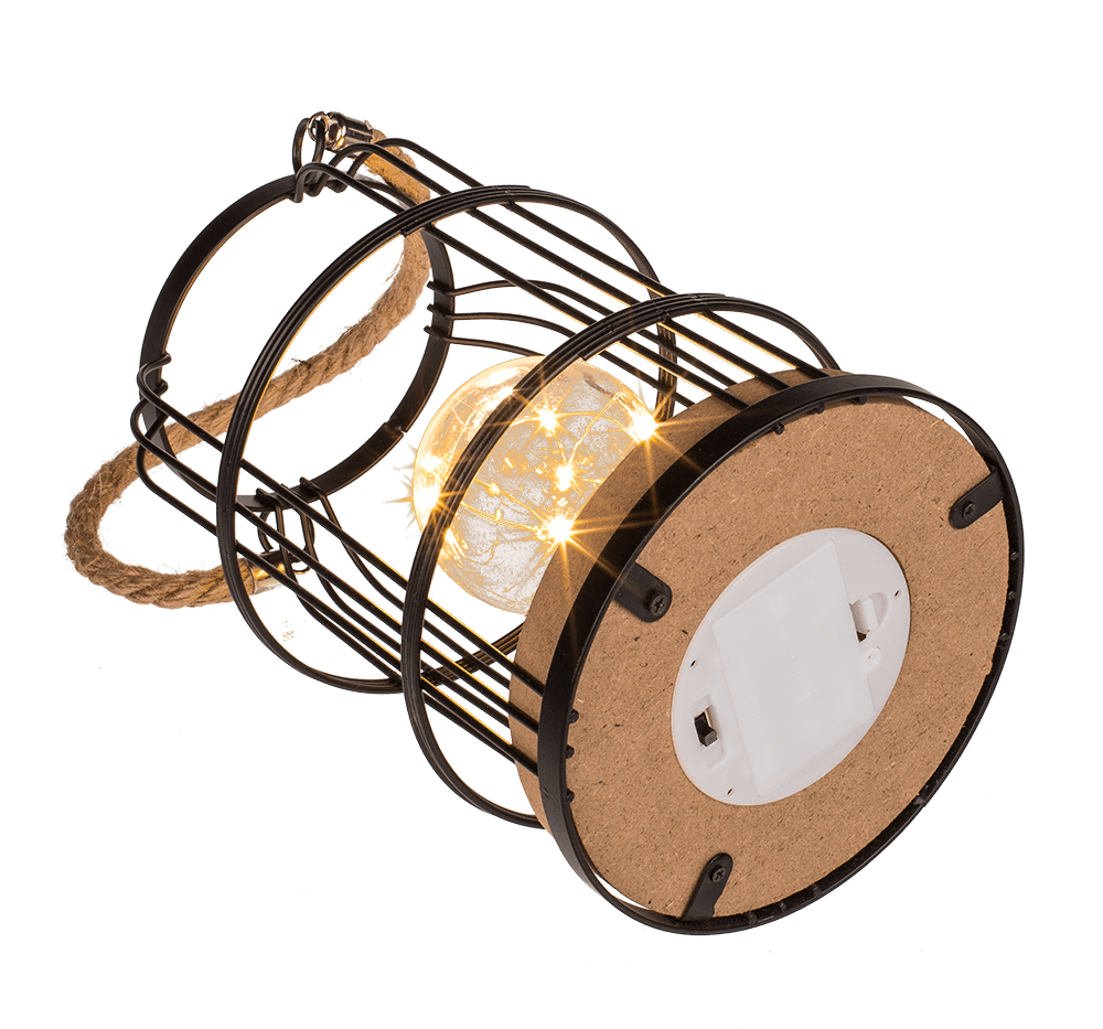 Black metal decoration lamp with 10 LED,