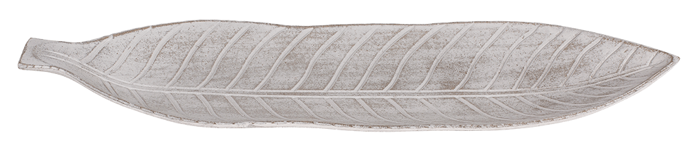 Wooden decoration plate, leaf,