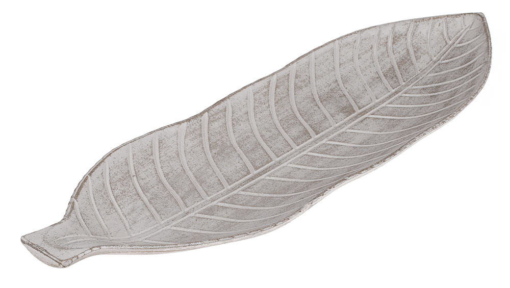 Wooden decoration plate, leaf,