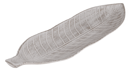 Wooden decoration plate, leaf,