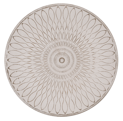 White/nature colored wooden table,